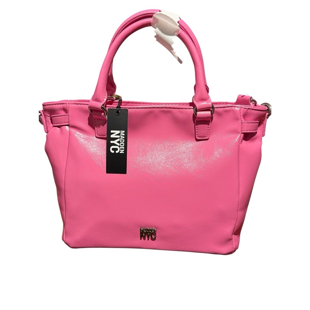 Y2K Trendy Top Handle Bag Pink Women's Madden NYC - Picture 2 of 4